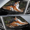 Siberian Tiger Amur Tiger Zoo Auto Car Sun Shade Windshield