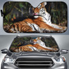 Siberian Tiger Amur Tiger Zoo Auto Car Sun Shade Windshield