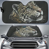 Leopard Paint Dark Auto Car Sun Shade Windshield