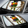 Parrots Pair Red Beak Auto Car Sun Shade Windshield Parrots Pair Red Beak Auto Car Sun Shade Windshield