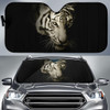 White Tiger Dark Auto Car Sun Shade Windshield