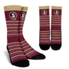 Circle Florida State Seminoles Socks