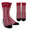 Chevron Arkansas Razorbacks Socks