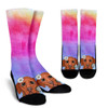 Fun Floral Vizsla Socks