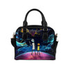 Rick and Morty Dark Side of the Moon Shoulder Handbag