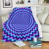 Blue Expansion Moving Optical Illusion Blanket KTSR