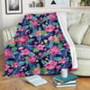 Blossom Tropical Flower Pattern Print Blanket KTSR