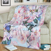 Blossom Floral Flower Pattern Print Blanket KTSR