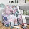 Blossom Floral Flower Pattern Print Blanket KTSR