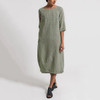 Casual Solid Color Loose Maxi Dress