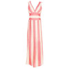 Sexy Striped Sleeveless Maxi Evening Long Dress