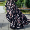 Women Floral Printed Evening Party Mixi Dresses