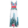 Fashion Floral Print Sleeveless Maxi Dress