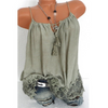 Lace Stitching Lace-Up Sleeveless Dress