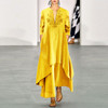 Elegant V Neck Printed Evening Maxi Dress Elegant V Neck Printed Evening Maxi Dress