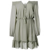 Casual Off-The Shoulder Solid Color Dress Casual Off-The Shoulder Solid Color Dress