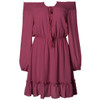Casual Off-The Shoulder Solid Color Dress Casual Off-The Shoulder Solid Color Dress