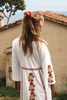 Boho Floral Embroidered V-Neck Long Sleeve Bohemia Dresses