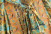 Floral Print Adjustable Waist tie Bohemia Dress