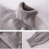 Women clothing 2 Piece set Knit pant Sporting suit Female Autumn Winter Knitted Tracksuit Turtleneck Sweatshirts Casual Suit