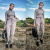 2020 Women Knitted Tracksuit Turtleneck Sweater Casual Suit Spring Autumn Winter 2 Piece Set Knit Pants Sporting Suit Femme Clothing