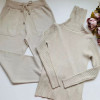 2020 Women Knitted Tracksuit Turtleneck Sweater Casual Suit Spring Autumn Winter 2 Piece Set Knit Pants Sporting Suit Femme Clothing