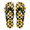 Sunflower Flip Flop For Men/Women - Black/White