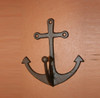 Anchor Towel Hooks Cast Iron 6 inch Volume Priced, H-79