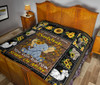 Sunshine sunflower elephant quilt for bedding