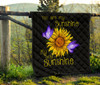 You are my sunshine sunflower quilt for bedding