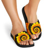 Twisted Tornado Sunflower Slide Sandals