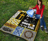Jesus is the anchor of my soul sunflower quilt for bedding