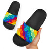Peace Sign Tie Dye Slide Sandals