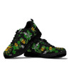 Pineapple Cannabis Skull Skeleton Sneaker Black