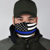 Thin Blue Line Face Mask