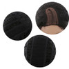 Afro Kinky Curly Long Human Hair Wigs For Black Women Pre Plucked Hairline