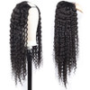 U Part Wig Human Hair Wig Deep Wave Glueless Human Hair Wigs Natural Black
