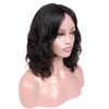 Body Wave Bob Full Machine Made None Lace Front Wigs With Bangs For Women