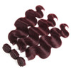 lumiere color 99j body wave 3 Bundles With 13x4 Lace Frontal Pre Colored Ear To Ear
