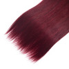 lumiere 1B/99J Ombre Straight Hair 4 Bundles With 4x4 Lace Closure Pre Colored human hair