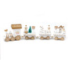 HUIRAN Christmas Spinning Candle Holder Merry Christmas Decorations for Home 2020 Christmas Ornaments Xmas Gift New Year 2021