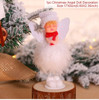 HUIRAN Christmas Spinning Candle Holder Merry Christmas Decorations for Home 2020 Christmas Ornaments Xmas Gift New Year 2021