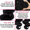 lumiere Hair 2Bundles Body Wave Virgin Human Hair Extension