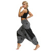Casual Harem Boho Loose Hippy High Waist Jumpsuit Pants