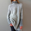 Women High Collar Fashion Loose Plus Size Sweaters