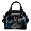 Cat Handbag Cat Planet Shoulder Handbag