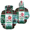 Camping All Over Print Hoodie Pullover Sweatshirt Hooded