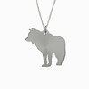 Wolf Necklace 925 Sterling Silver Pendant