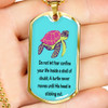 Sea turtle pendant Sea turtle pendant