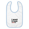 RBT Logo Embroidered Baby Bib